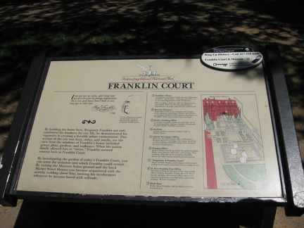 20 Franklin Court Sign
